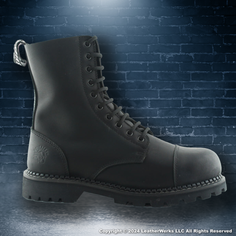 Grinders Hunter Steel Toe Black Lateral 2